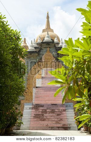 Stone Archway And Stairs
