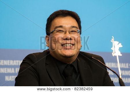 BERLIN- FEBRUARY, 05: International Jury of Berlinale. Press Conference at Hyatt Hotel, February, 05, 2015 in Berlin, Germany