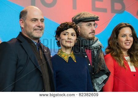 BERLIN- FEBRUARY, 05: International Jury of Berlinale. Press Conference at Hyatt Hotel, February, 05, 2015 in Berlin, Germany