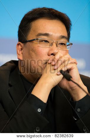 BERLIN- FEBRUARY, 05: International Jury of Berlinale. Press Conference at Hyatt Hotel, February, 05, 2015 in Berlin, Germany
