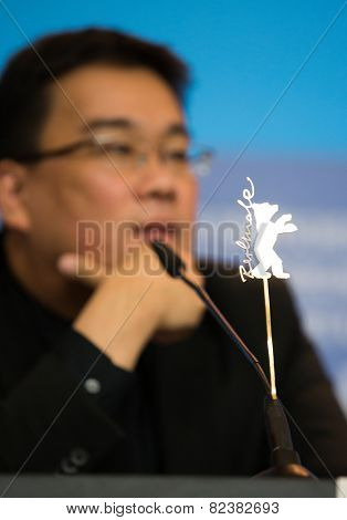 BERLIN- FEBRUARY, 05: Bong Joon-ho. Press Conference at Hyatt Hotel, February, 05, 2015 in Berlin, Germany