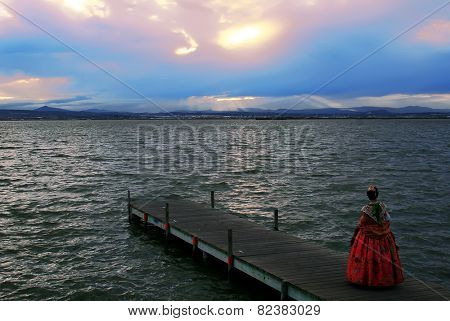 water and girl