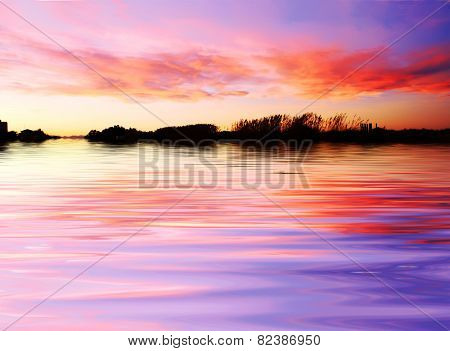 pink sunset