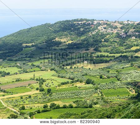Bolsena Lake From Montefiascone