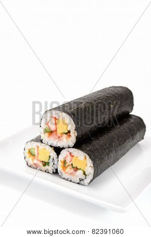 Seafood Rolled Sushi