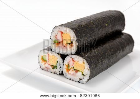Seafood Rolled Sushi