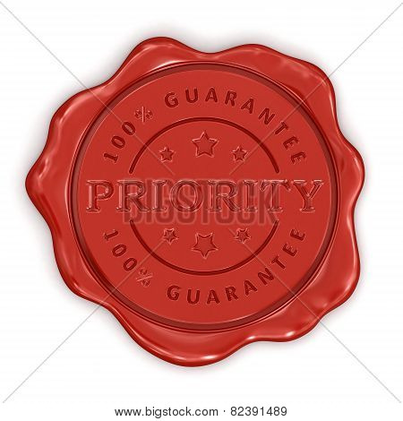 Wax Stamp Priority (clipping path included)