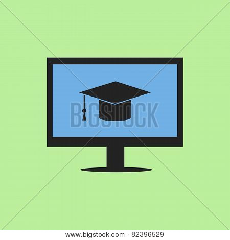 E-learning symbol