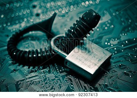 computer security breach due to worm attack