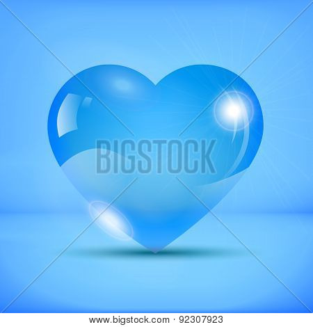 Liquid iced heart
