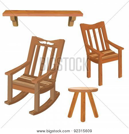 Wooden furniture