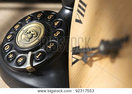 Clock And Phone