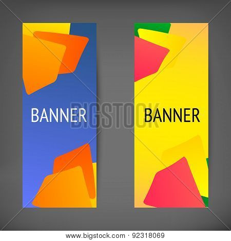 Vertical web banners