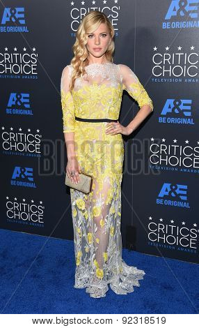 LOS ANGELES - MAY 31:  Katheryn Winnick arrives to the Critic's Choice Television Awards 2015  on May 31, 2015 in Hollywood, CA                