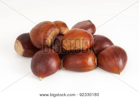 Group of chestnuts