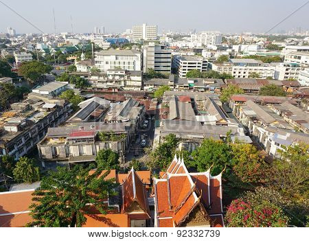View Of Bangkok From Golden Mount