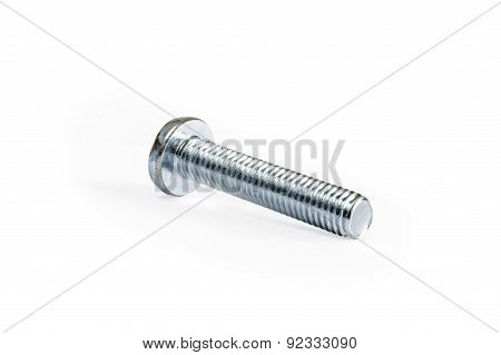 Silvery Screw-bolt