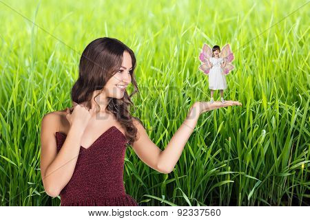 Lady with a fairy