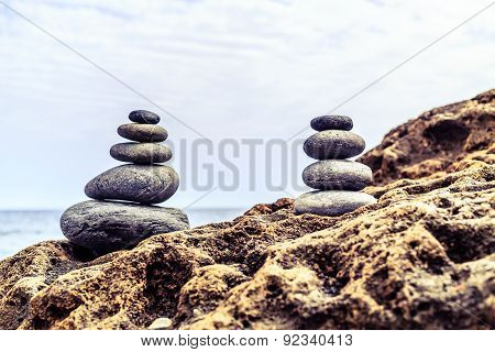 Stones Balance Inspiration Wellness Concept