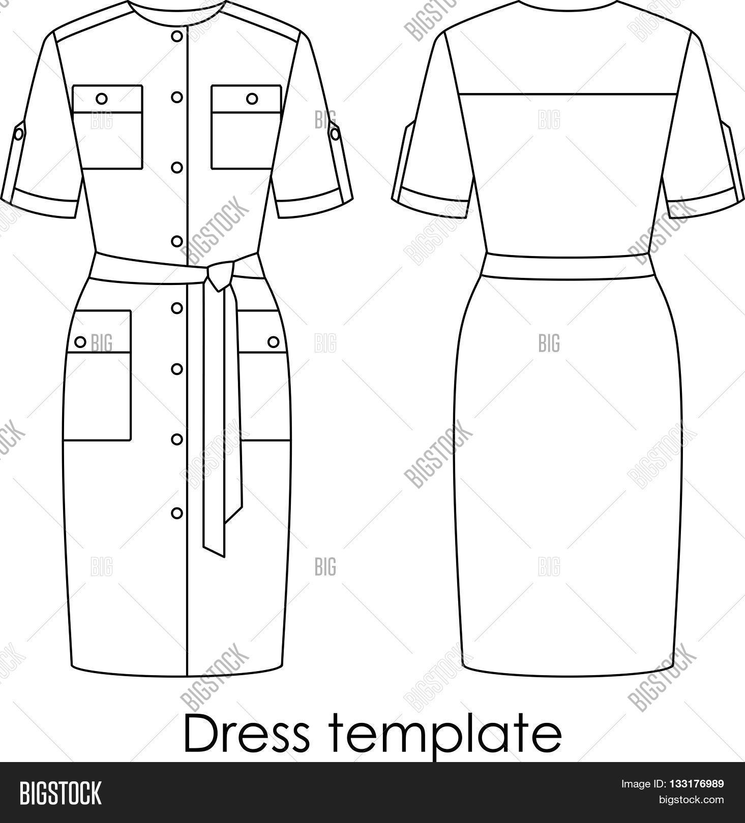 Dress Vector Isolated Vector & Photo (Free Trial) Bigstock