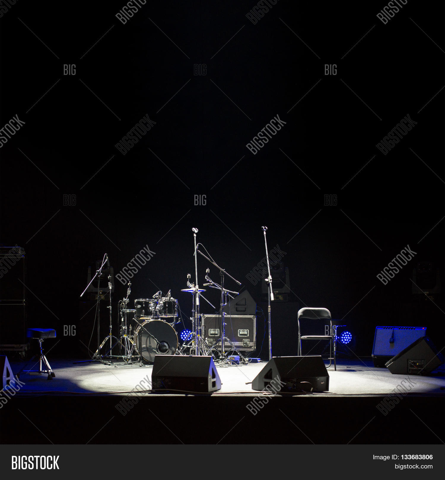 Empty Stage Concert, Image & Photo (Free Trial) | Bigstock