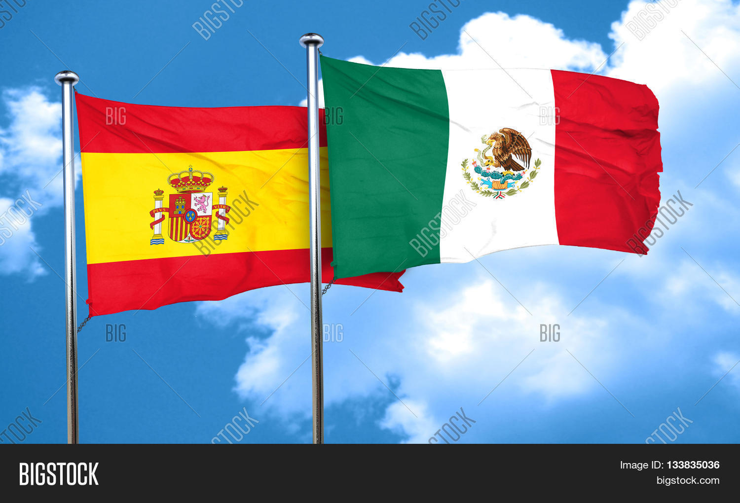 Spanish Flag Mexico Image & Photo (Free Trial) | Bigstock