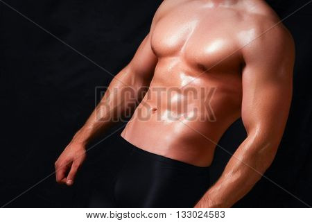 Strong man with a helathy body