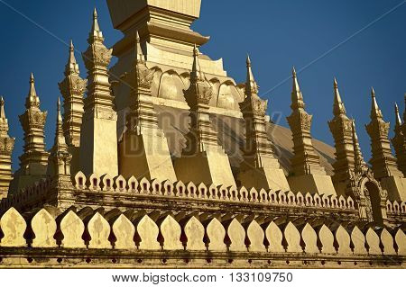 Wat Phra That Luang - landmark of Lao PDR in Vientiane