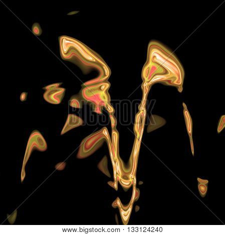 Abstract coloring gradients background with visual linse,lens distortion,wrap and wave effects