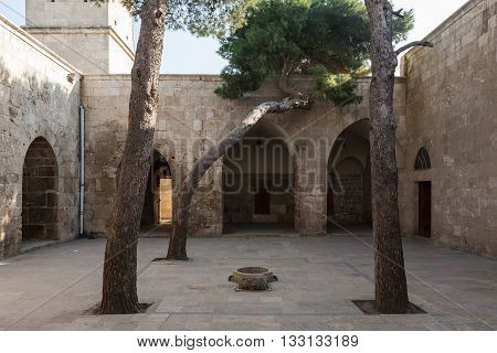 Aleppo Syria. Inner gate of the citadel