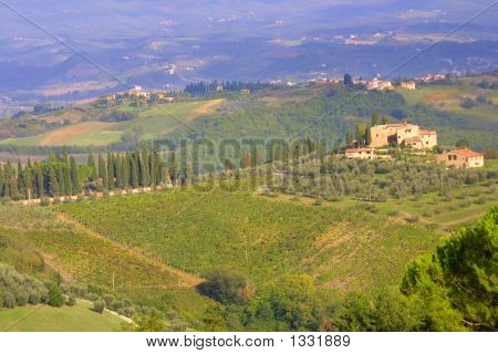 Klassiske Tuscany bondehus