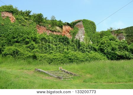 RAMPARTS AND TOWERS OF MONTREAL ON SEA, PAS DE CALAIS , THE NORTH OF FRANCE
