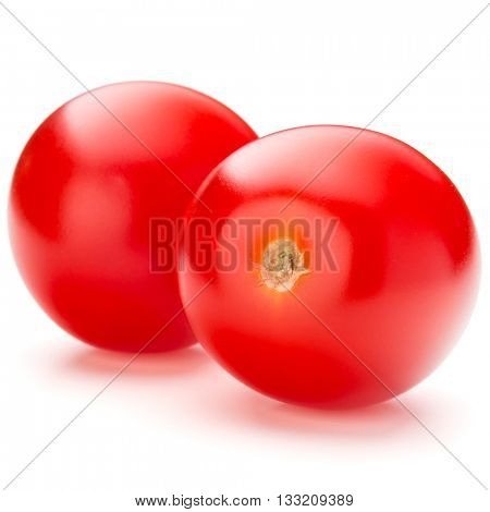 fresh cherry tomato isolated on white background cutout