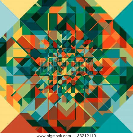 Trendy abstract seamless pattern. Modern triangle background