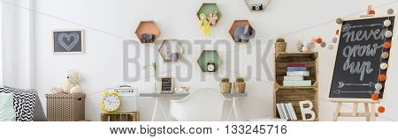 Practical And Minimalist Children Room
