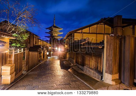 Yasaka Pagoda And Japanese Old Town, Kyoto
