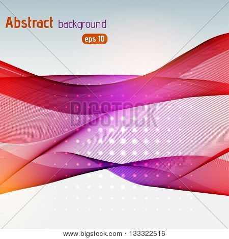 Abstract Background With Smooth Lines. Color Waves, Pattern, Art, Technology Wallpaper, Technology B