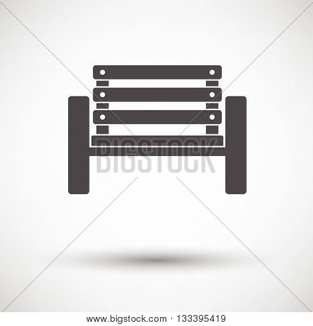 Tennis Player Bench Icon