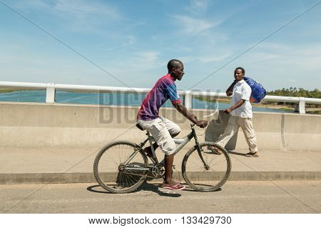 Cycling As Primary Means Of Transport In Malawi