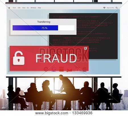 Fraud Hacking Spam Scam Phising Concept