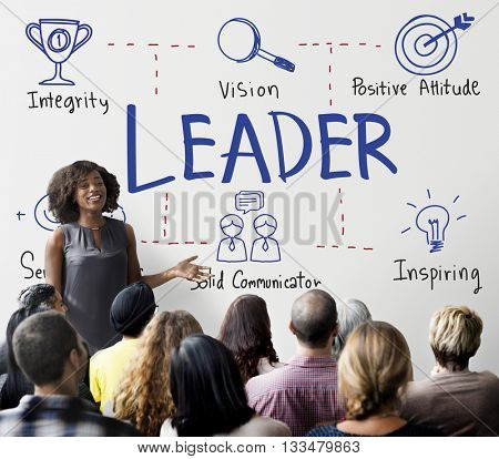 Leader Authority Boss Coach Director Manager Concept