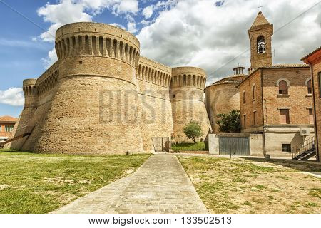An image of the castle Urbisaglia Marche Italy