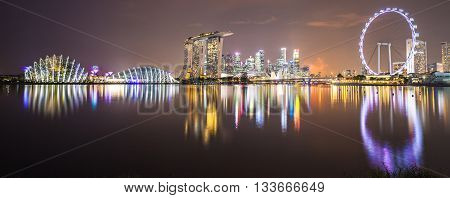 Singapore City Skyline