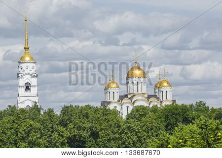 Assumption Cathedral At Vladimir In Summer, Unesco World Heritage Site, Vladimir, Russia.