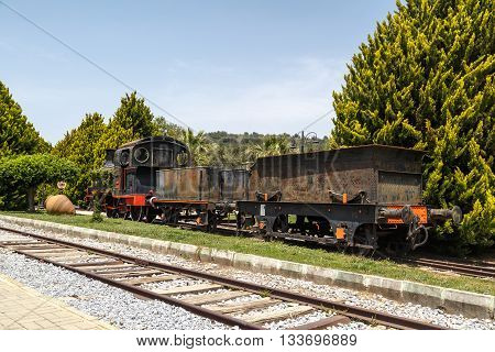 Historical Train Locomotive