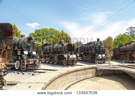 Old Train Locomotive