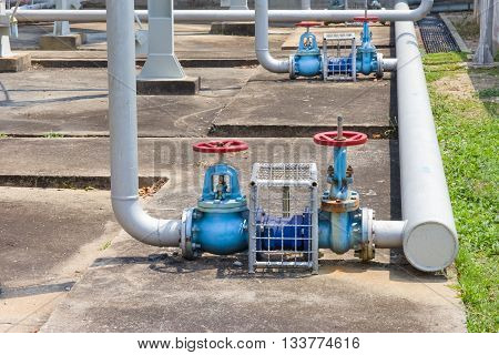 It is water big valve in system Industrial.