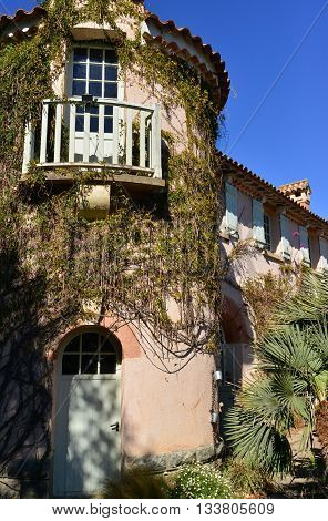 Rayol Canadel sur Mer France - april 18 2016 : the estate of Rayol in spring