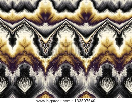 Fractal artwork for creative design. Abstract simmetric ornament