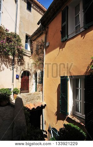 Ramatuelle France - april 16 2016 : the picturesque village in spring